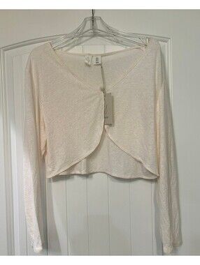 Joie Top Light Apricot-cream Linen Blend Comfy Breezy and elegant NWT